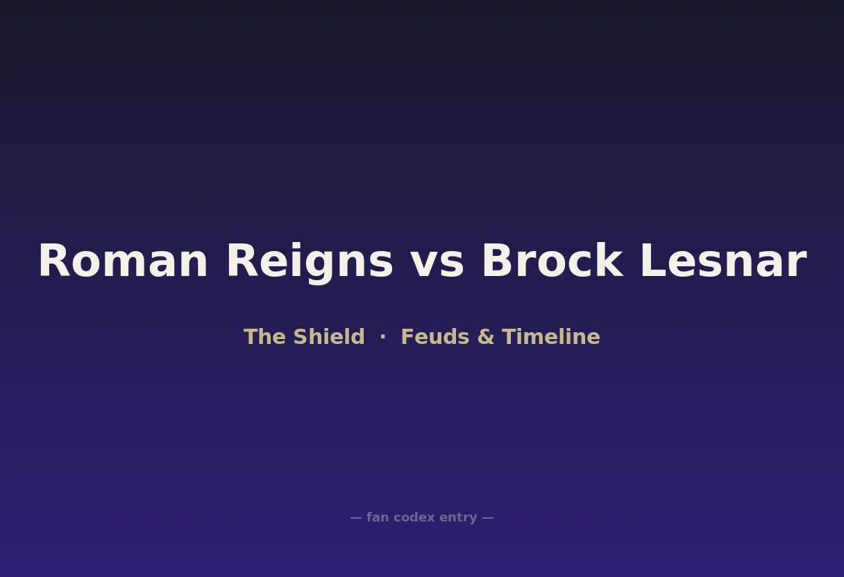 Roman Reigns vs Brock Lesnar