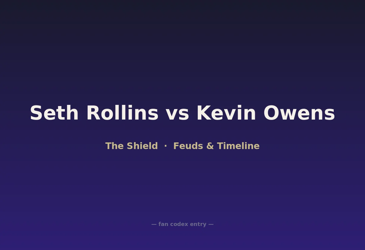 Seth Rollins vs Kevin Owens